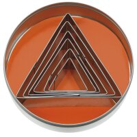 AUSSTECHER-S. DREIECK GLATT  INOX 6-TLG. gallery
