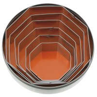 AUSSTECHER-S. ACHTECK GLATT  INOX 6-TLG. gallery