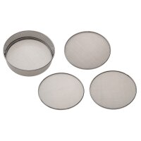 SCHÜTTSIEB MIT 4 VERSCH. EINSÄTZEN