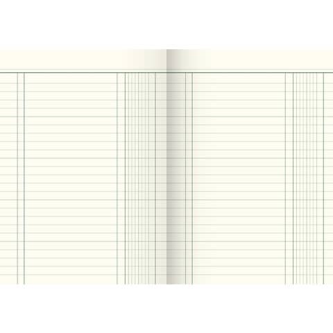 Spaltenbuch mit festem Kopf - A5, 1 Spalte, 40 Blatt