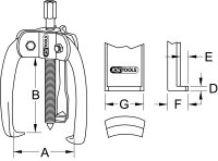BASIC Universal-Abzieher 3-armig, 10-100mm