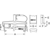 Universal-Abzieher 2-armig, 15 t