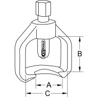Universal-Gelenkbolzen-Ausdrücker, 56mm