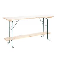 Stehtisch Maxi 220 x 70 cm mit Holzplatt gallery