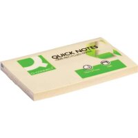 Haftnotizen Recycling - 76 x 127 mm, gelb