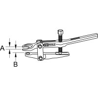 Universal-Kugelgelenk-Ausdrücker, 20mm, langer Arm
