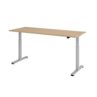 Schreibtisch XMST20 Eiche/silber gallery