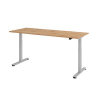 Schreibtisch XMST20 Asteiche/silber gallery