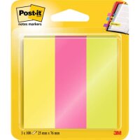 PageMarker Neonfarben, 25x76mm, 3x100 Blatt POST-IT 671-3