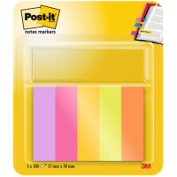 Haftstreifen Page Marker, 15x50mm, 5x50 Blatt POST-IT 670-