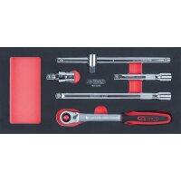SCS CHROMEplus 1/2" Steckschlüssel-Satz, 5-tlg...