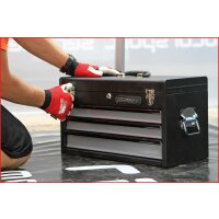 Werkzeugtruhe mit 3 Schubladen-schwarz, L508xH255xB303mm
