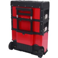 Fahrbarer Kunststoff-Stahlblech-Werkzeugkasten