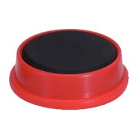 Magnet-Set, Ø 25mm, rot, 10er Pack