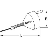 Rohrreinigungsgerät, Ø 9,6mm
