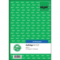 SIGEL Auftrag Formularbuch AU525, 1 St.