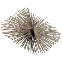 Stahl-Reinigungsbürste, viereckig, Ø 200x200mm