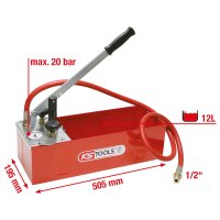 Druck-Prüfpumpe, 12 Liter