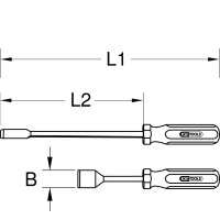 Dichtungsschaber, 12,5x300mm