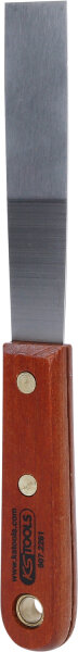 Edelstahl-Spachtel, 25mm, mit Holzgriff