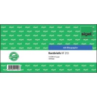 Kurzbrief, 1/3 A4 quer, 100 Blatt SIGEL KF213