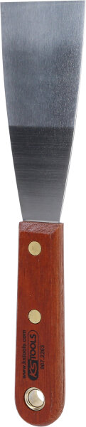 EDELSTAHL Spachtel, 50mm, mit Holzgriff