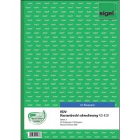 SIGEL Kassenbuch/EDV Formularbuch KG429