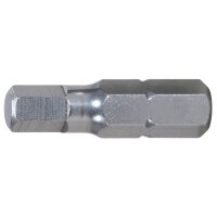 1/4" EDELSTAHL Bit Innensechskant, 25mm, 4mm