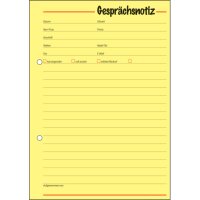 SIGEL Gespr&auml;chsnotiz Formularbuch GE513, 1 St.