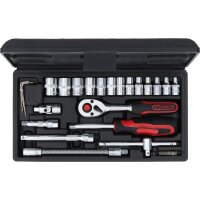 1/4" Steckschlüssel-Satz, 25-tlg