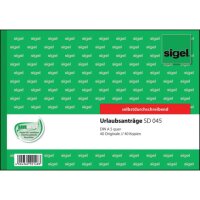SIGEL Urlaubsabwesenheitsmeldung Formularbuch
