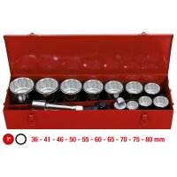 1" Steckschlüssel-Satz, 14-tlg