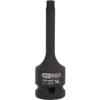 1/2" Kraft-Bit-Stecknuss Torx, lang, T40
