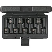 1/2" Kraft-Bit-Stecknuss-Satz Vielzahn, 9-tlg