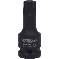 1/2" Kraft-Bit-Stecknuss Torx, kurz, T60