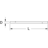 1" Universal-Griffstange, 540 mm