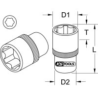 1/2" Stecknuss, 14mm