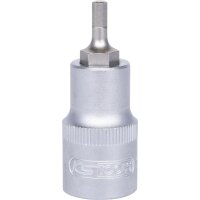 1/2" Bit-Stecknuss Innensechskant, kurz, 4mm
