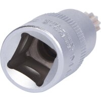1/2" Bit-Stecknuss XZN, M10, 55 mm