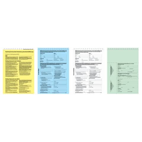 Kaufvertrag für gebrauchtes Kfz - offizieller ADAC-Vordruck, A4, 4 Blatt