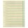 Trennblätter - A4 Überbreite, grün, farbigr Organisationsdruck, 100 Stück