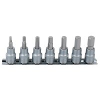 1/4" Bit-Stecknuss-Satz Innensechskant, 7-tlg2,5-8mm