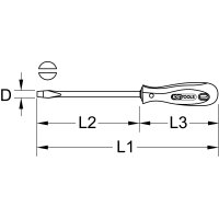 ERGOTORQUE Schlitz-Schraubendreher, 3,5mm