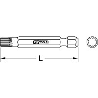1/4" Bit XZN, 50mm, M3