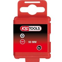 1/4" Bit Torx, Bohrung, 50mm, TB27, 5er Pack