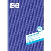 Lieferscheine mit Empfangsschein, A4, Blaupapier, 3x50...