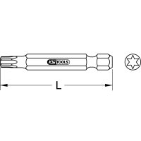 1/4" Bit Torx,75mm, T8