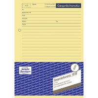 Gespr&auml;chsnotiz, A5, 50 Blatt, gelb AVERY...