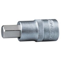 3/4" Bit-Stecknuss Innensechskant, kurz, 17 mm