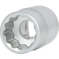 3/4" 12-kant-Stecknuss, kurz, 24 mm